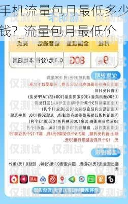 電銷卡月租最低價格大揭秘！電銷卡月租最便宜多少錢